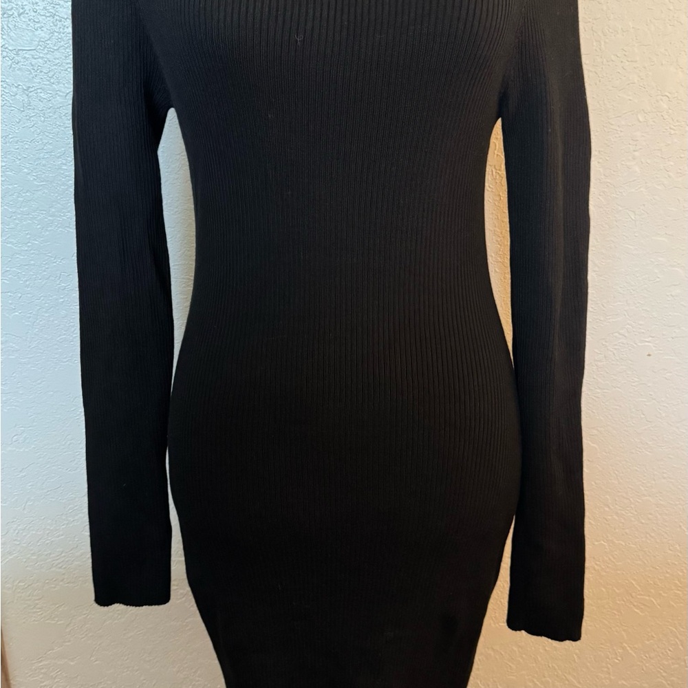 Derek Heart Black Long Sleeve Dress